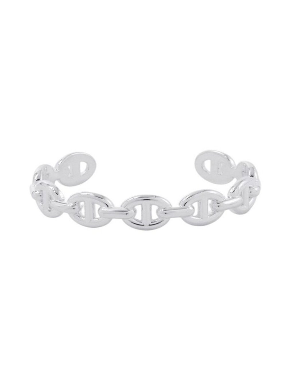 Hermes Bracelet Chaine D'ancre Bangle Silver